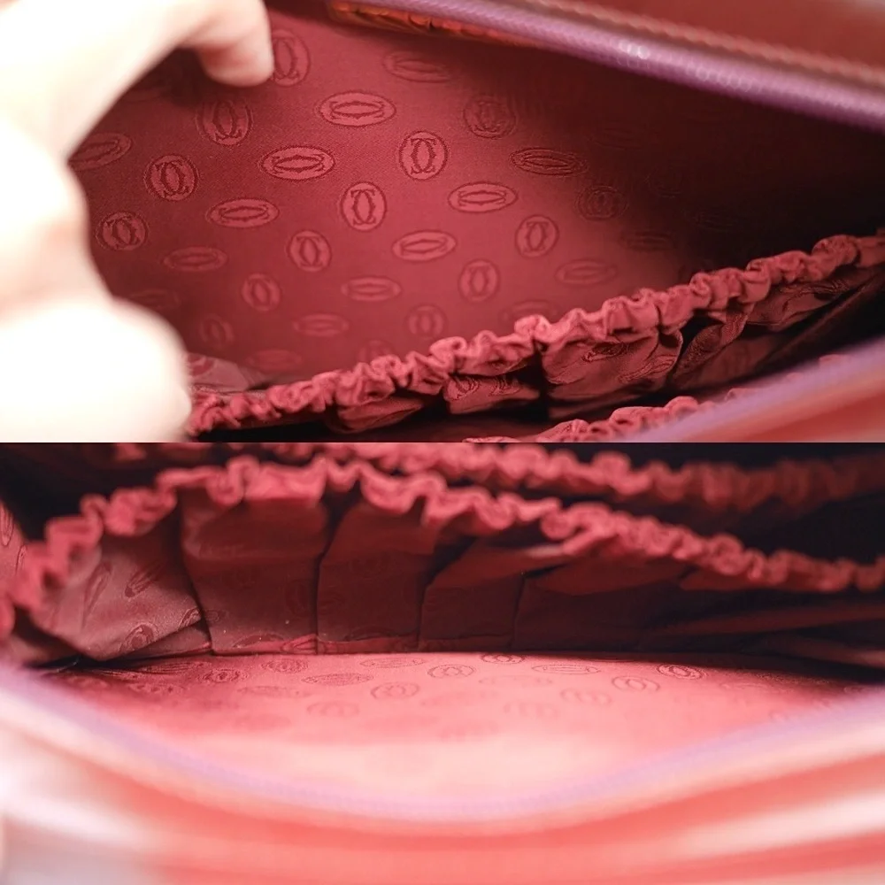 🍓Cartier Bordeaux Must de Line Clutch